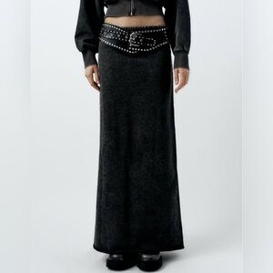 Zara Black Maxi Skirt